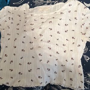 Urban Outfitters white floral top